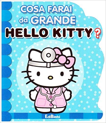 libri per bambini a scuola con hello kitty