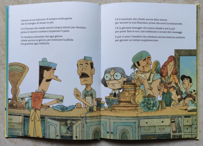 L'uomo che vendeva il tempo. Albo illustrato