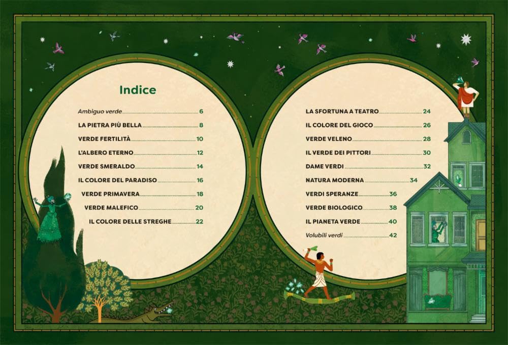 Verde. Storia illustrata di un colore.