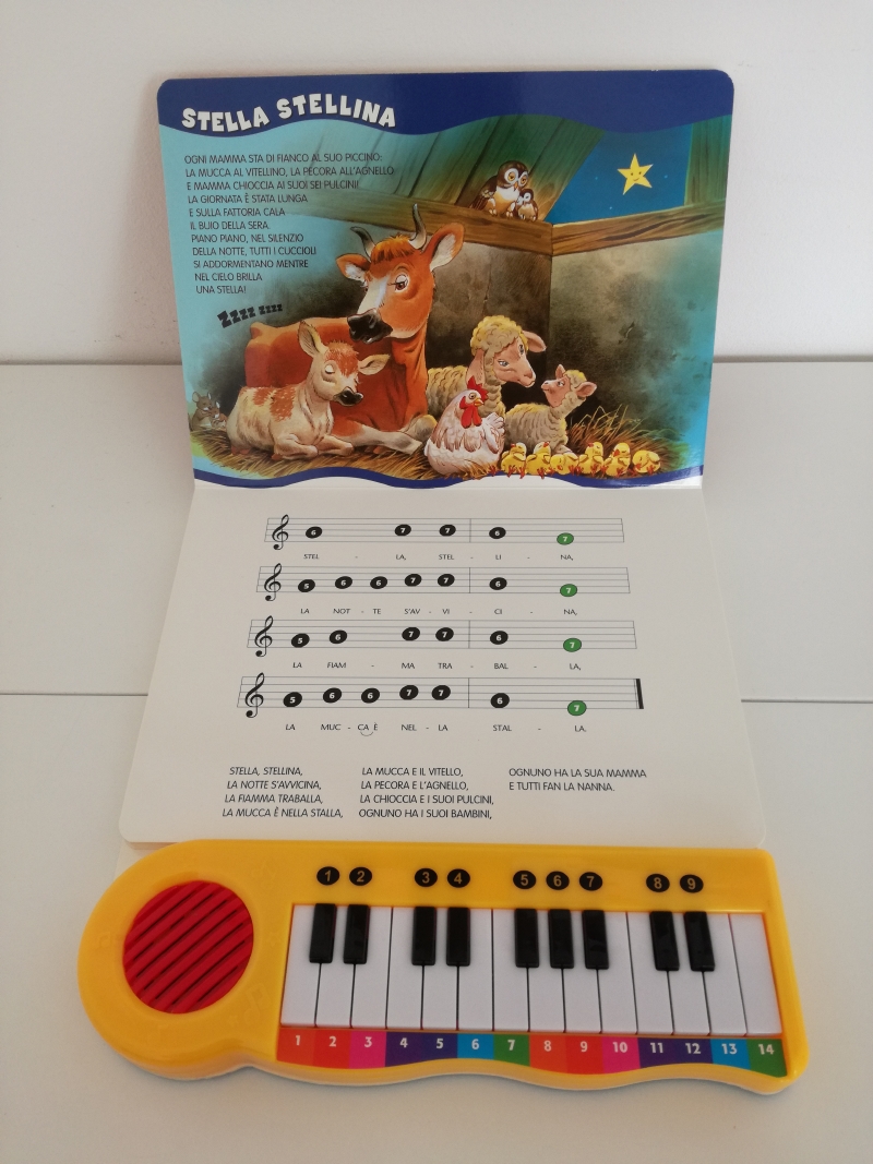 libri per bambini Il libro pianoforte