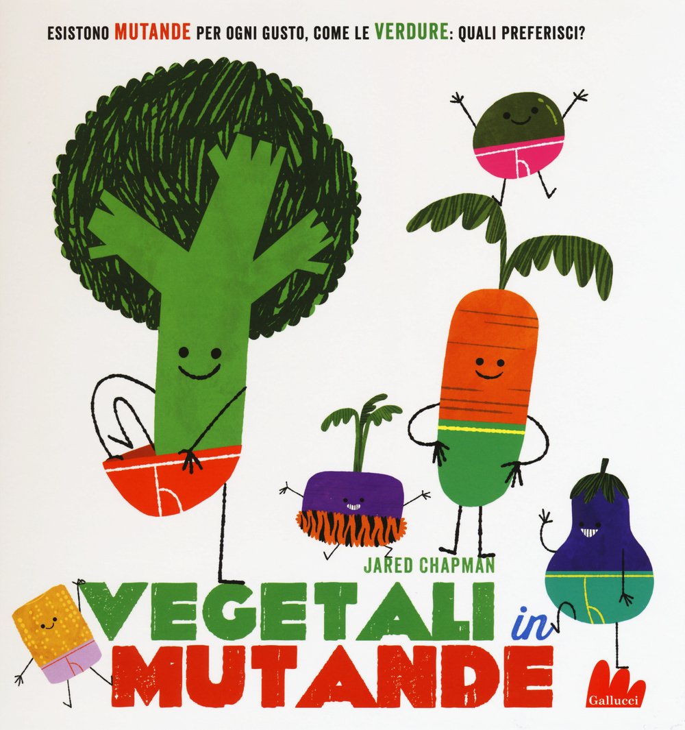 libri per bambini Vegetali in mutande