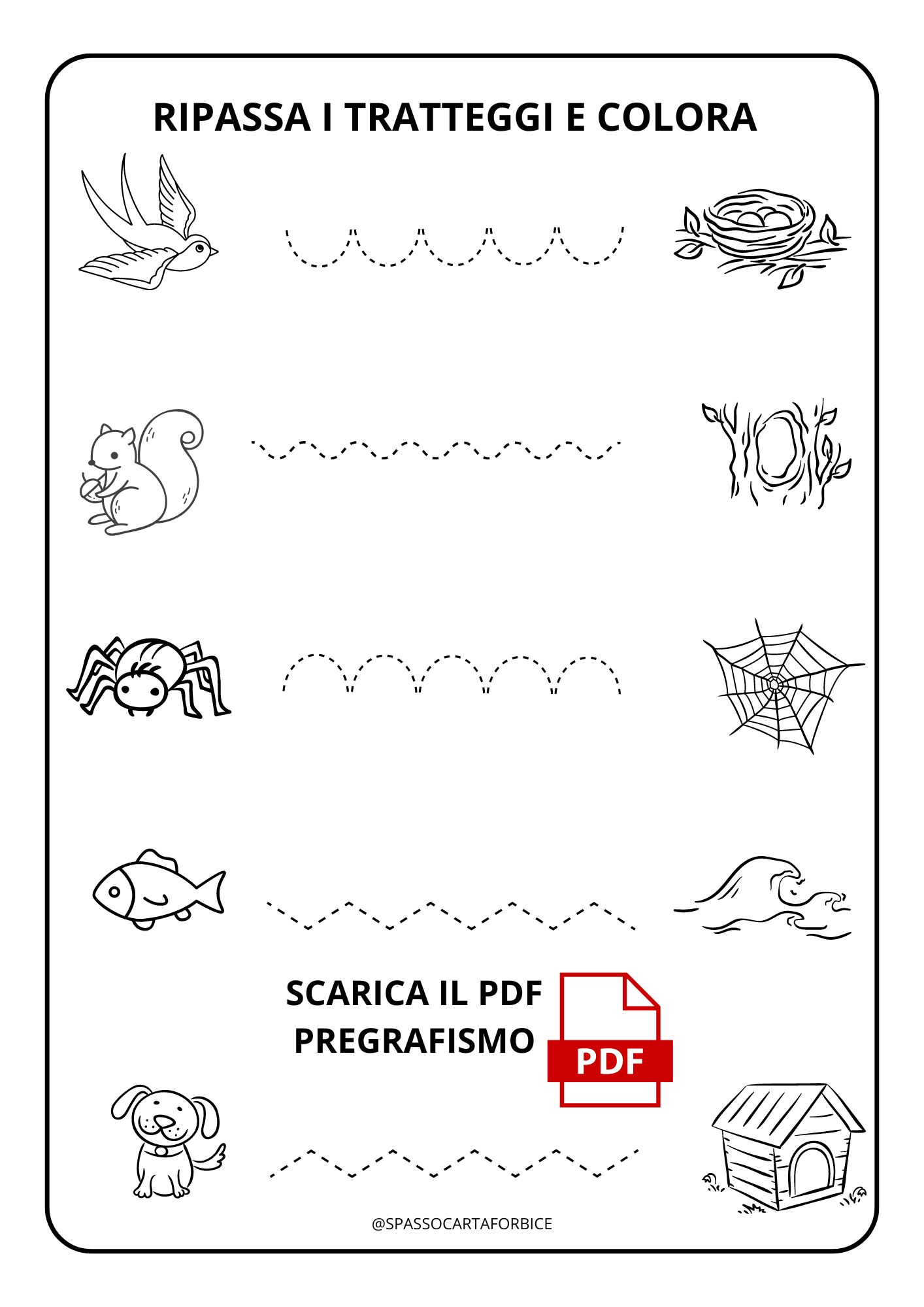 pregrafismo animali tane cuccie rifugio nido casa