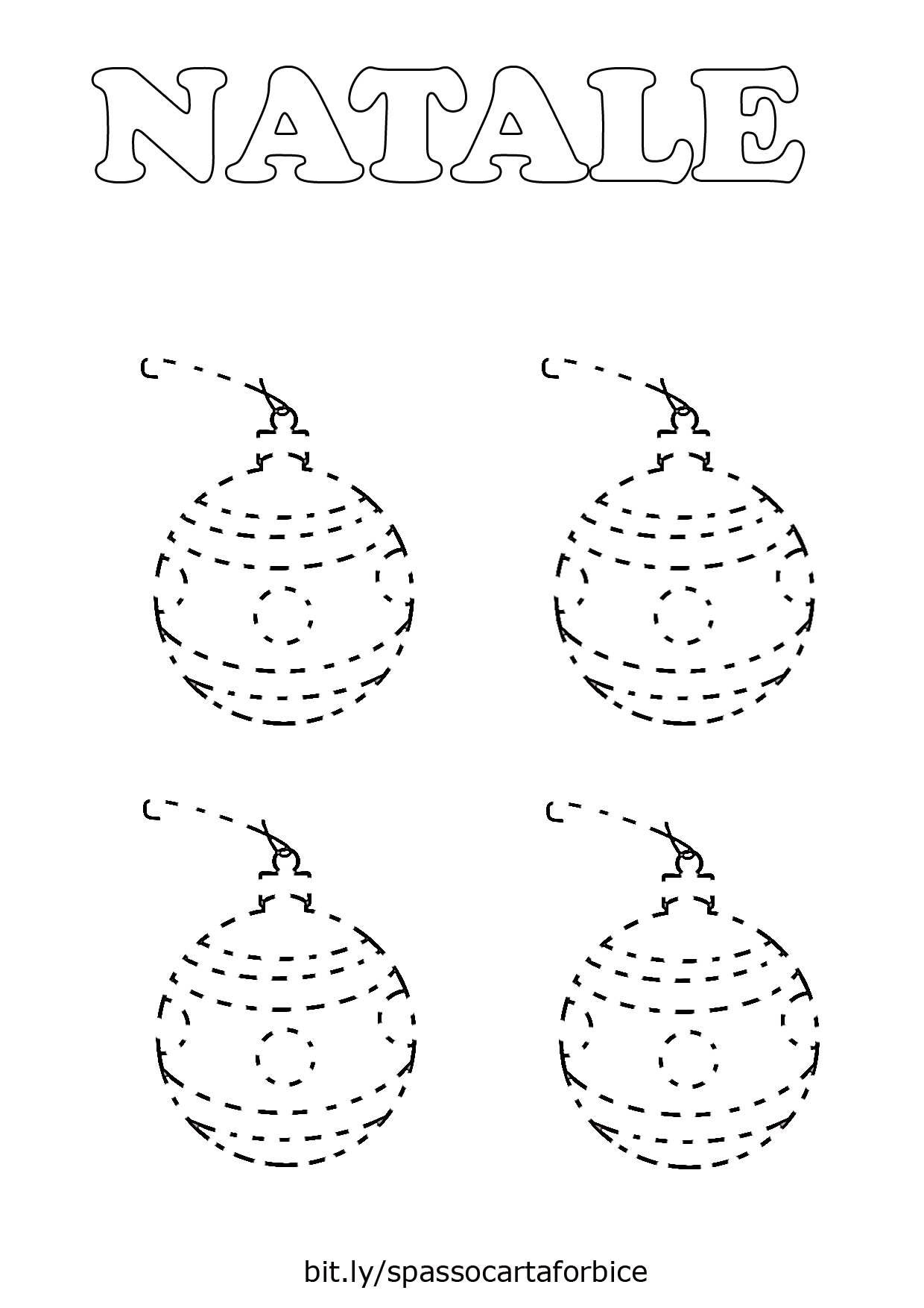 pregrafismo natale pallina