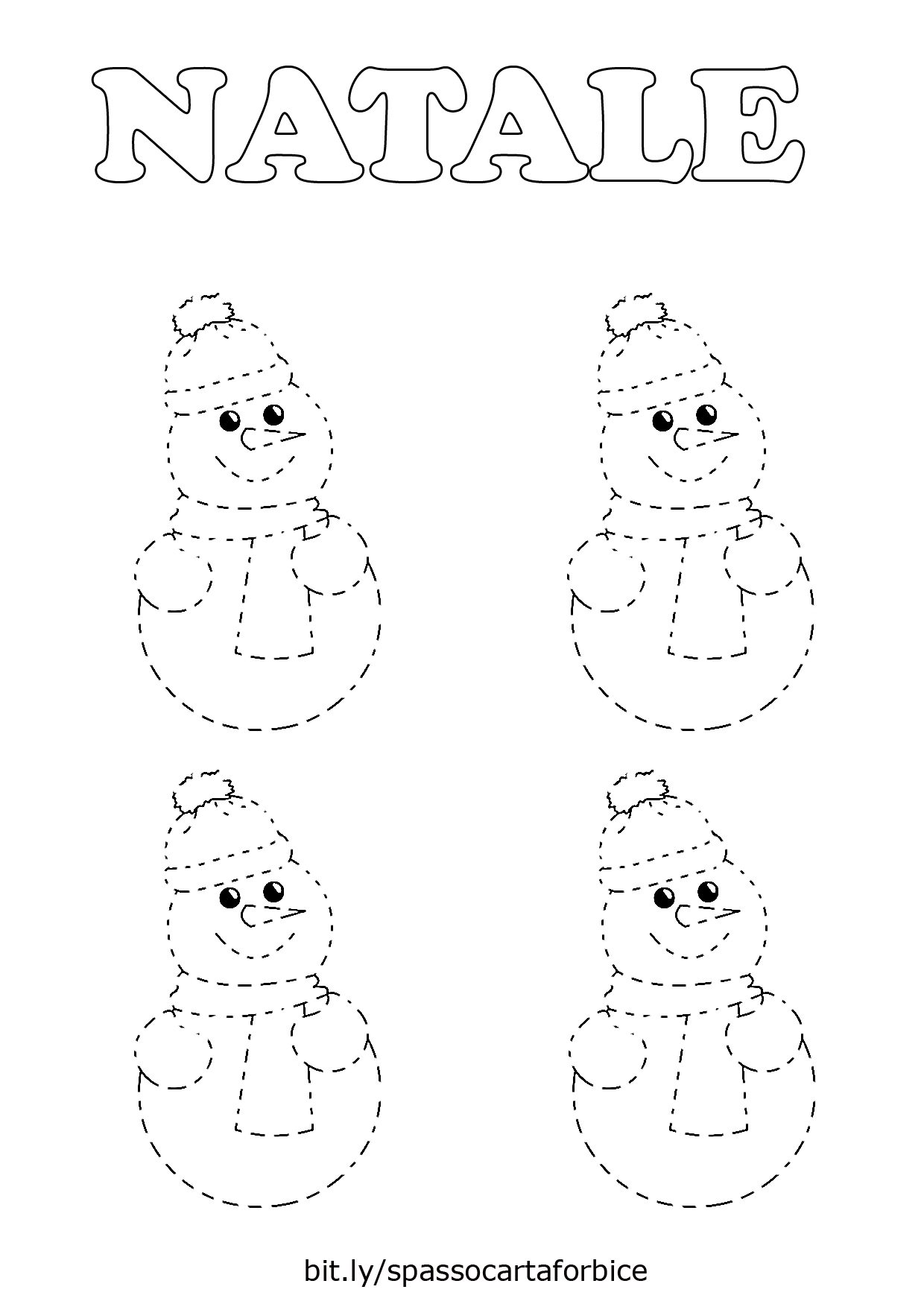pregrafismo natale pupazzo neve