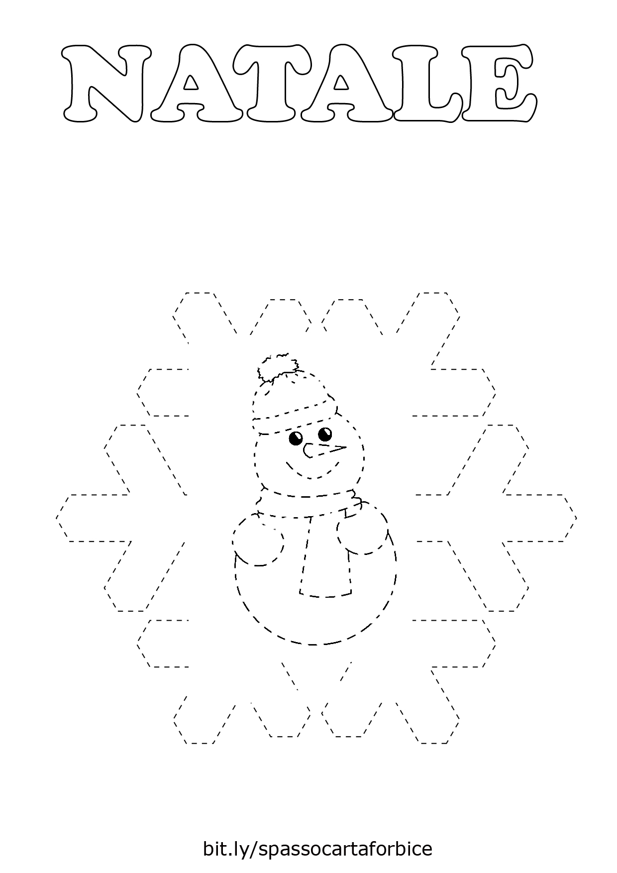 pregrafismo natale pupazzo neve con fiocco