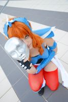 foto di Matteo Rossi interpreto Aquila no Marin di Saint Seiya cosplay