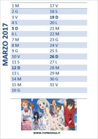 calendario anime manga 2017