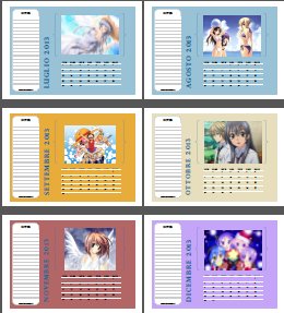 calendario anime manga 2013