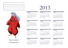calendario anime manga 2013