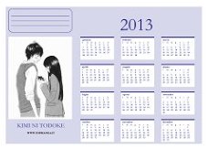 calendario anime manga 2013
