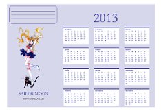 calendario anime manga 2013