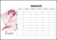 Stampa Lo Schema Per L Orario Scolastico Anime E Manga Topmanga Fumetti Cartoni