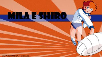 sfondi wallpaper MILA E SHIRO DUE CUORI NELLA PALLAVOLO