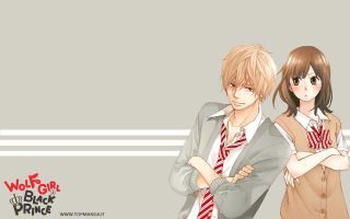wallpaper sfondi WOLF GIRL & BLACK PRINCE