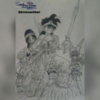 fan art dragonball dragon ball Stefano95sp