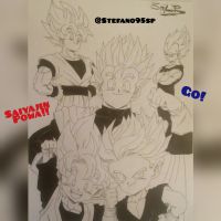 fan art dragonball dragon ball Stefano95sp