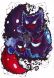 fan art Rei Hasegawa gastly haunter and gengar pokemon