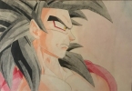 fan art Dragonball Federica Gistri Super Sayan