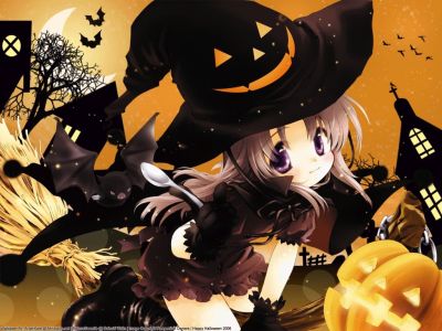 immagini di anime e manga di halloween
