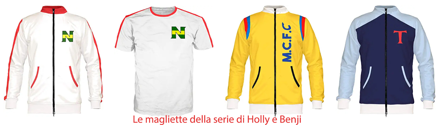magliette di holly e benji