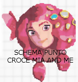 schema punto croce cartoni animati