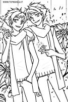immagini da colorare di Ouran High SCHOOL HOST CLUB