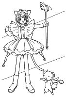 immagini da colorare di card captor sakura