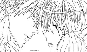 immagine da colorare kaichou wa maid sama