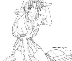 immagine da colorare FULL METAL PANIC