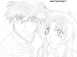 immagine da colorare FULL METAL PANIC