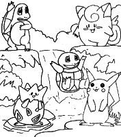 immagini da colorare di POKEMON
