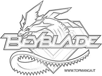 immagine da colorare beyblade