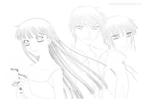 immagine da colorare Fruits Basket