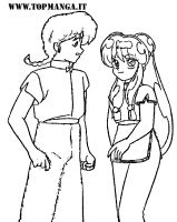 immagine da colorare RANMA