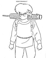 immagine da colorare RANMA