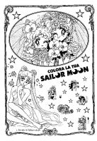 immagini da colorare di sailor moon