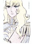 immagine di lady oscar colorata da Kyoko