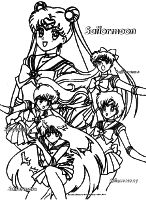 immagini da colorare di sailor moon