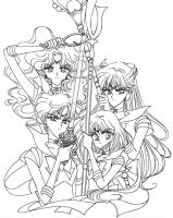 immagini da colorare di sailor moon