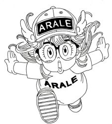 immagine da colorare anime manga arale