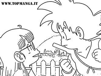 immagine da colorare anime manga arale