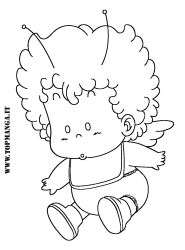 immagine da colorare anime manga arale
