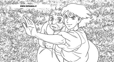 immagini da colorare del castello errante di howl