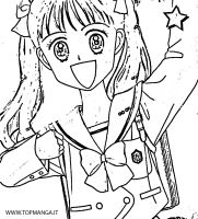 immagini da colorare di Kodomo no Omocha