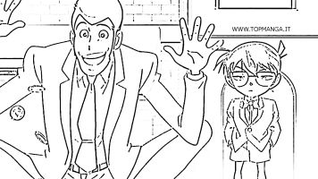 immagine da colorare DETECTIVE CONAN