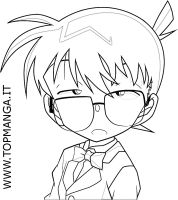 immagine da colorare DETECTIVE CONAN