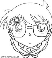 immagine da colorare DETECTIVE CONAN