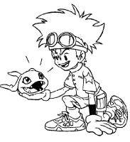 immagini da colorare DIGIMON
