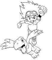 immagini da colorare DIGIMON