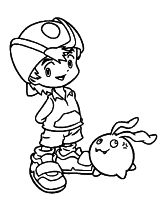 immagini da colorare DIGIMON